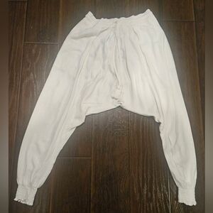 AndAdrea Women's White Moroccan Pants